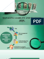 Managing Liability and Property Risk: Group: 3