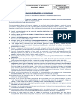 Recomendaciones de seguridad y salud laboral