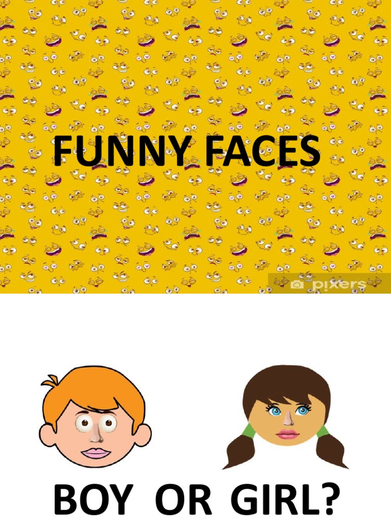 Funny Faces Game To Teach The Word Too 149034 PDF