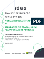 Relatório: Análise de Impacto Regulatório