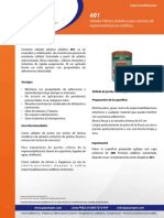 Sellador Plástico Asfaltico para Sistemas de Impermeabilización Asfáltica