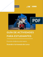 Guía de Actividades para Estudiantes: Función Didáctica de Teatro