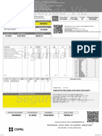 DANF3E - Documento auxiliar da nota fiscal eletrônica de energia elétrica