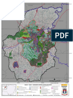 Mapa de zoneamento urbano e articulação viária