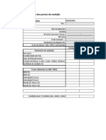 Ficha Técnica Dos Pontos de Medição