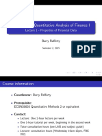 ECON90033 Quantitative Analysis of Finan