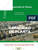 Capacidad de Planta: Dr. Oswaldo Rodriguez Mg. Pamela Tupayachy