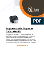 Manual Zebra gk420t PDF