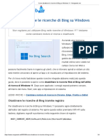 Come Disattivare Le Ricerche Di Bing Su Windows 11