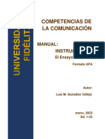 Competencias de La Comunicación: Manual: Instruccional