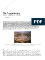 The French Garden: History and Diffusion in Europe