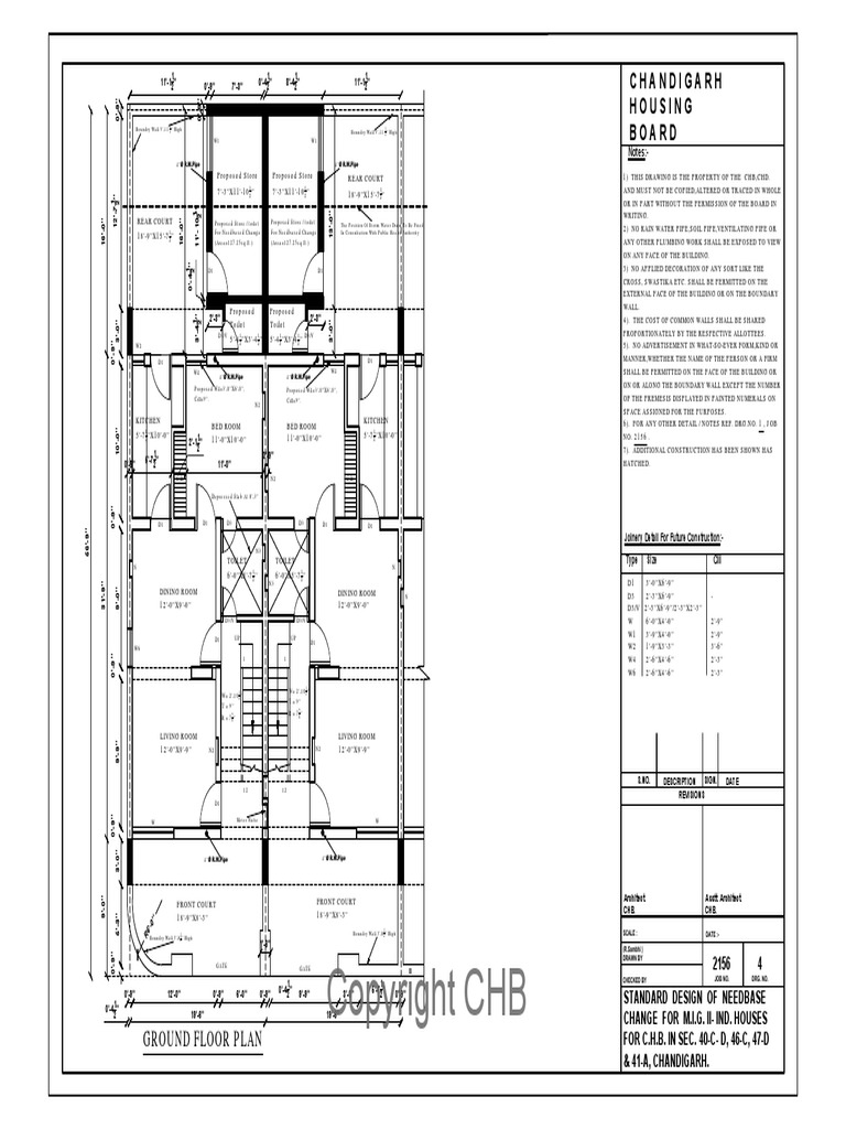 Chandigarh Housing Board Notes PDF Home Buildings And Structures