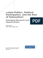 Global Politics, Political Participation, and The Rise of Nationalism