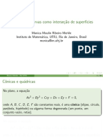 Aula Quadricas Curvas Interseçao Superficies PDF