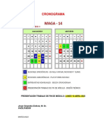 CRONOGRAMA MAGA-14 Taller II