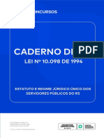 Estatuto Dos Servidores Públicos Civis Do Estado Do Rio Grande Do Sul (Lei Complementar Nº 10.0981994)