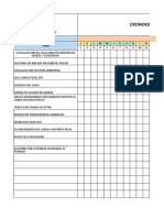 Cronograma de Charlas de Seguridad: MES Tema S D L MM J V S D L M 1 2 3 4 5 6 7 8 9 10 11