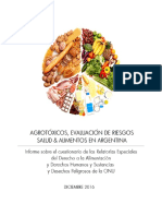 Agrotoxicos en Argentina informe 