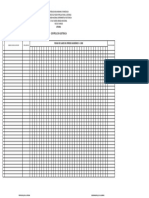 Formato de Control de Asistencia