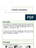 4 Período Composto (Coordenação e Subordinação) .