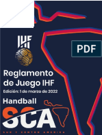 Reglas de Juego Ihf. Sca Handball. V.2022
