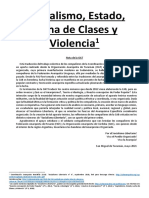 Capitalismo, Estado, Lucha de Clases y Violencia