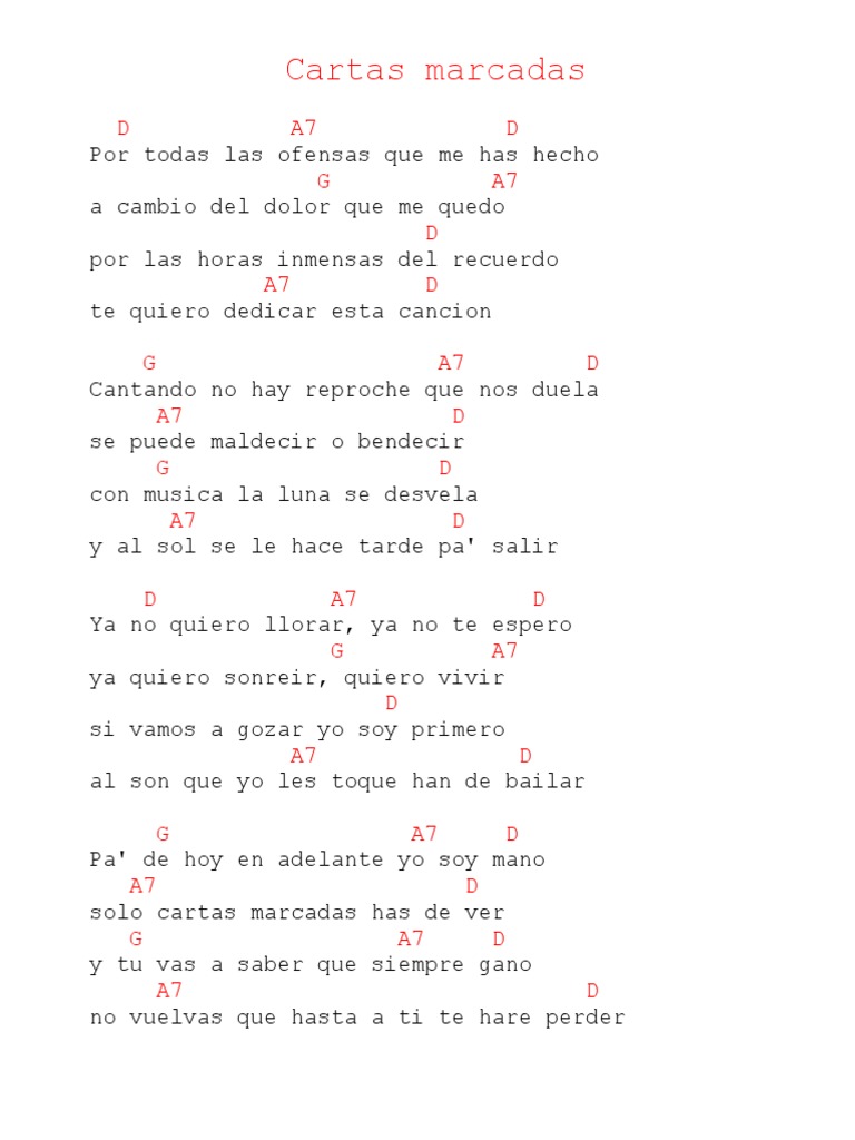 Cartas Marcadas y Esperando La Madr | PDF