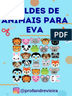 MOLDES DE ANIMAIS PARA EVA