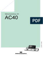 AC40 Instructions For Use DE