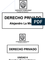 Derechos Personalísimos en el Derecho Privado