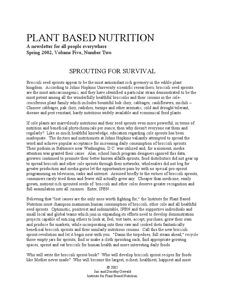 Plant Based Nutrition 2002-02 | Leaf Vegetable | Foods | Free 30-day ...