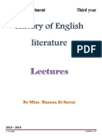 English Department Third Year: Lectures 1-9 - 41 1