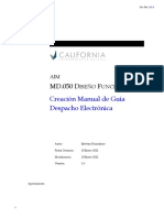 MD.050 D F: Creación Manual de Guía Despacho Electrónica