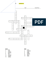 9 12CrosswordPuzzleANSWERKEY