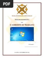 Elementos do Ambiente de Trabalho Windows | PDF | Informática | Programas