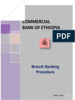 Commercial Bank of Ethiopia: Branch Banking Procedure