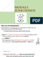 Modale Konjunktionen