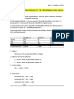 Clase 4 - PLANTEAMIENTO DE MODELOS DE PROGRAMACIÓN LINEAL