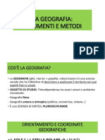 GEOGRAFIA - Strumenti e Metodi - Uomo e Ambiente PDF