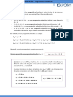 Progresiones Aritméticas