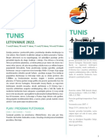 Tunis Program Letovanje 2022 PDF