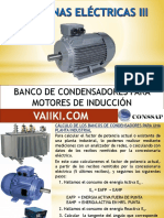 Banco de Condensadores para Motores de Inducción
