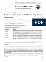 Design and Implementation of a Multifunction Relay for Power System Protection