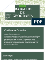 Trabalho DE Geografia: 8 Ano C Componentes: Ana Gabrielli Aquiles Maria Clara Lima Pedro Henrique Lavinnia Sarah Maíra