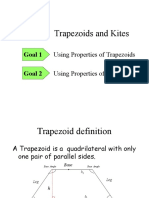Sect. 6.5 Trapezoids and Kites: Goal 1 Using Properties of Trapezoids Goal 2 Using Properties of Kites