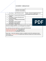 AIC Module Plan 2022-23