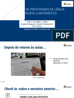 Formação de Professores de Língua Portuguesa E Matemática