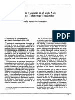 Agricultura y Cambio en El Siglo XVI El Caso de Tulancingo-Tepeapulco PDF