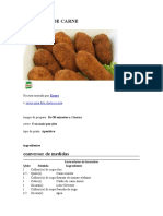 Croquete de carne Knorr