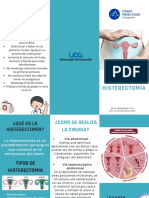 Histerectomía: Cuidados Luego de La Cirugia